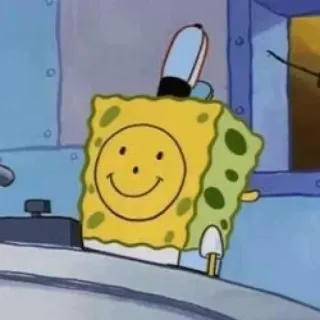 🧽 0ba14037 Spongebob Kartun, Spongebob, Squarepants, Senang telegram sticker