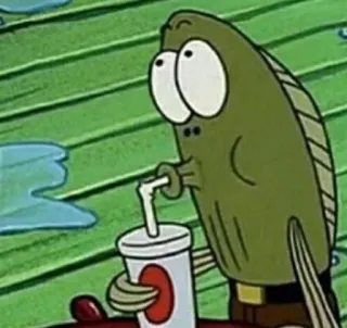 SpongeBob @BLUESPRIDE telegram stickers