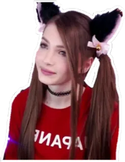 ☺️ dbcea2bb JAPAN oreilles de chat, animé, kawaii, femme, Japon, mignon, fille whatsapp sticker