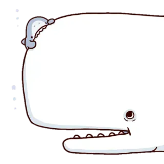 😬 9be9e02d クジラ, 漫画, 可愛い, 動物, 海, アザラシ telegram sticker