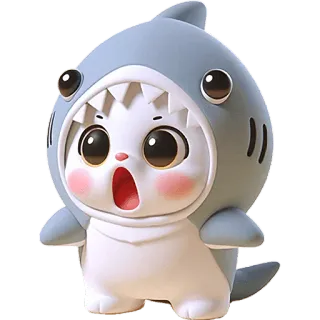 Пушистые акулы 3 @Nyasticks telegram stickers