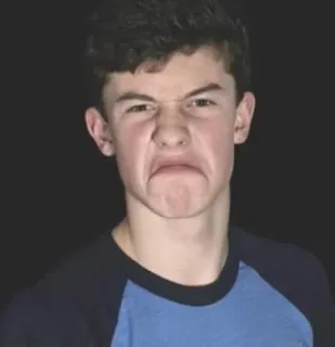 🙁 521b12db faccia, espressione, teenager, persona, ritratto whatsapp sticker