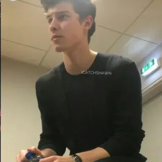 😐 ae226b0e Shawn Mendes ICATCHSHAWN shawn mendes, cantante, celebrità, musicista whatsapp sticker