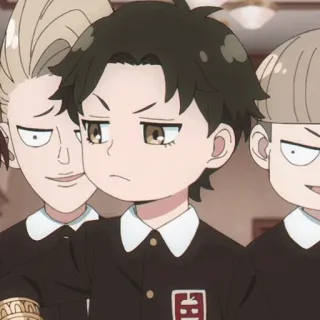 🍪 1e40657b Damian Desmond Spy x Family 애니메이션, 다미안 데스몬드, 스파이 패밀리, 교복, 학생, 만화 telegram sticker