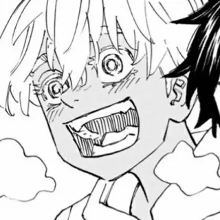 🌟 060488f9 Anime, Manga, Aufgeregt, Ausdruck, Cartoon, Figur telegram sticker