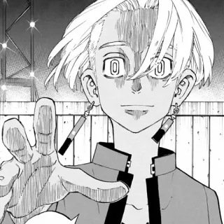 🌟 30e20ca9 Anime, Manga, Charakter, Zeichnung, Porträt, Ohrringe, Cartoon telegram sticker