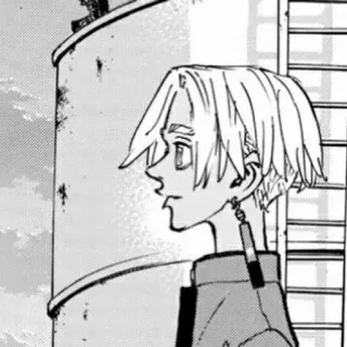 🌟 7d279daa Anime, Manga, Charakter, Graustufen, Illustration telegram sticker