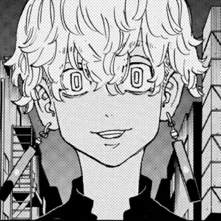 🌟 815766bb Anime, Manga, Charakter, Schwarzweiß telegram sticker