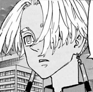 🌟 ace620d9 Manga, Anime, Porträt, Schwarzweiß telegram sticker