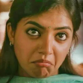 😥 11f4fc43 wanita, wajah, ekspresi, india, potret whatsapp sticker