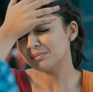 😭 98ec4628 sedih, menangis, tertekan, emosional, kesal, wanita whatsapp sticker