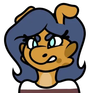 😡 bc5b3e76 만화, 캐릭터, 인물 사진, 여자, 일러스트, 애니메이션, 스티커 telegram sticker