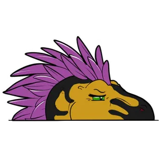 🤨 277f1211 恐龙, 兽人, 爬行动物, 怪物, 卡通 telegram sticker