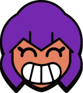 😁 3e449790 Shelly Brawl Stars Cartoon, Sticker, Shelly, Brawl Stars telegram sticker