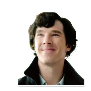 😢 b6f0f72f Sherlock Holmes Sherlock sherlock, benedict cumberbatch, detective, tv show, bbc, mystery telegram sticker