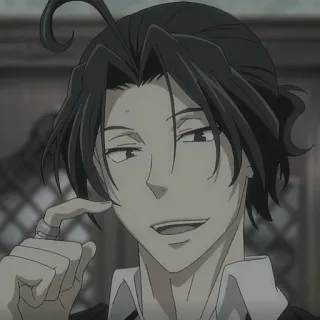 💀 1dc757e8 James Moriarty Moriarty the Patriot Anime, Moriarty, James Moriarty, Karakter, Pria, Seringai telegram sticker