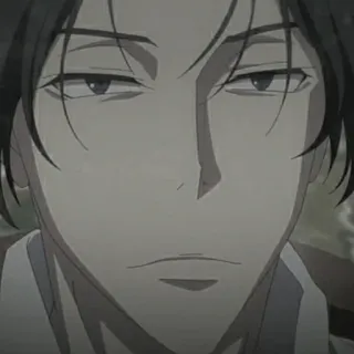 💀 95fb9fd9 Anime, Pria, Serius, Potret telegram sticker