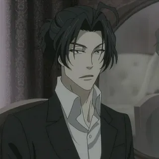 💀 9f345999 Anime, Karakter, Pria, Setelan, Potret telegram sticker