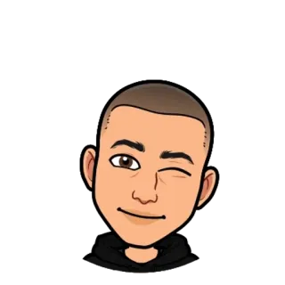 🌟 f427f7f9 bitmoji, avatar, cartoon, winking, male telegram sticker