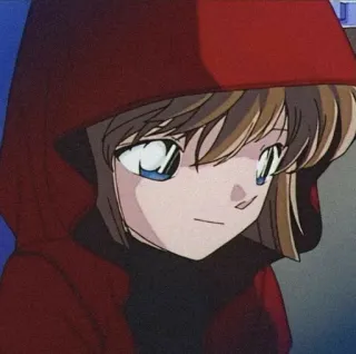 😊 243862dc Anime, Manga, Personnage, Chaperon Rouge, Fille, à Capuche, Dessin animé whatsapp sticker