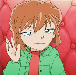 🙋‍♀ 3c8729bc Anime, Dessin animé, Personnage, Fille, Mignon, Veste verte whatsapp sticker