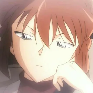 🤨 9e24418d Heiji Hattori Detective Conan Anime, Détective, Personnage, Heiji Hattori, Détective Conan whatsapp sticker