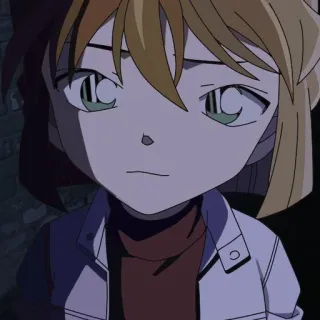 ☺️ 5e1dda2c Anime, Dibujos animados, Retrato, Personaje, Chica, Joven telegram sticker