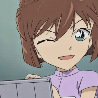 😉 f03e9041 Anime, Chica, Linda, Guiño telegram sticker