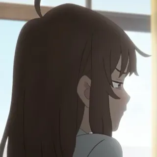 🎗 38578471 Anime, Chica, Triste, Pelo Largo, Adolescente telegram sticker