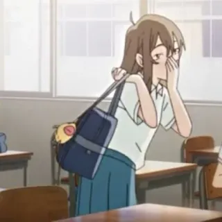 🎗 d8577903 Anime, escolar, estudiante, aula, uniforme telegram sticker