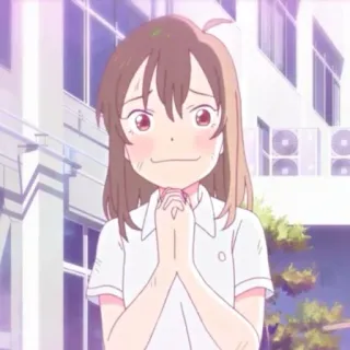 🎗 d8be2b7f Chica anime, Uniforme escolar, Dibujos animados, Lindo, Inocente telegram sticker