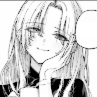 📂 e0b7eb32 Anime, Manga, Vrouw, Glimlach, Leuk, Kunst telegram sticker