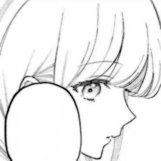 📂 ede0993a Anime, Manga, Vrouw, Portret, Profiel telegram sticker