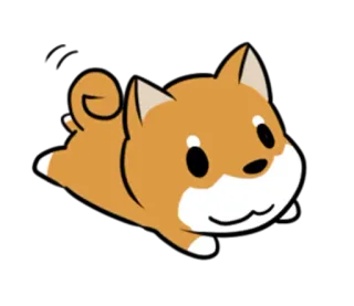 🙂 d4e189f0 shiba inu, anjing, anak anjing, imut, hewan, peliharaan telegram sticker