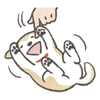😄 bc6ac22a dog, puppy, cute, pet, animal, playful telegram sticker