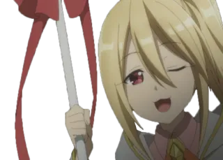 😉 ead6a0d1 Anime, Gadis, Berkedip, Sihir, Kartun telegram sticker