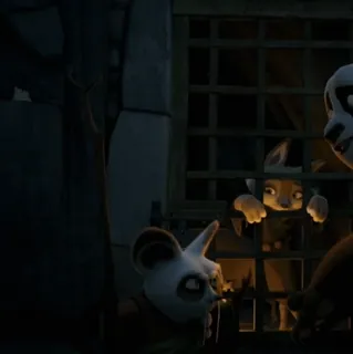 🥋 213b6432 jaula, animal, cárcel, animación, dibujos animados, prisión telegram sticker