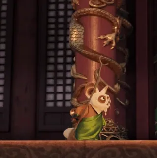 🥋 d9d2d3dd Master Oogway Kung Fu Panda Maestro Oogway, Kung Fu Panda, dibujos animados, animado, sabio, meditación, pacífico telegram sticker