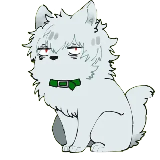 🐱 3ee3d180 cane, cucciolo, animale, cartone animato, animale domestico, carino telegram sticker