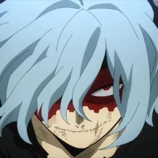 😈 18a7593c Tomura Shigaraki My Hero Academia anime, villain, my hero academia, shigaraki, tomura shigaraki telegram sticker
