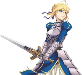 🗡 611378cc Saber Fate Saber, Fate, anime, sword, armor, female, character telegram sticker