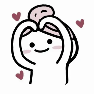 💌 1ac4ae4a 心, 爱, 可爱, 卡通, 插画, 贴纸 telegram sticker