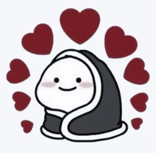 💌 79ace68f 可爱, 心, 卡通, 角色, 爱 telegram sticker