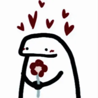 💌 a89de9c3 心, 爱, 火柴人, 花, 可爱 telegram sticker