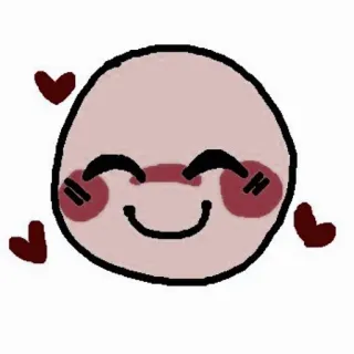 💌 b64bc163 微笑, 表情符号, 爱心, 可爱 telegram sticker