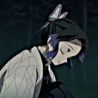 🦋 d70585db Shinobu Kocho Demon Slayer Anime, Demon Slayer, Shinobu Kocho, Mariposa, Manga, Dibujos animados telegram sticker