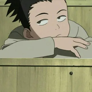 🗡 5434a66f Shikamaru Nara Naruto アニメ, 漫画, シカマル, ナルト telegram sticker