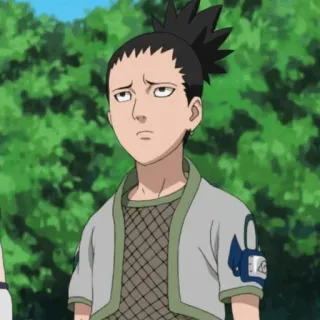🗡 a6ccf068 Shikamaru Nara Naruto シカマル, ナルト, アニメ, キャラクター, 漫画 telegram sticker