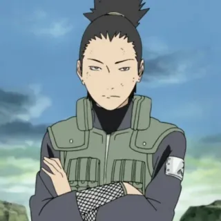 🗡 b6815b2f Shikamaru Nara Naruto シカマル, ナルト, アニメ, キャラクター, 忍者 telegram sticker