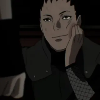 🎮 ae6e95a4 Shikamaru Nara Naruto Shikamaru, Naruto, Anime, Personnage, Paresseux, Expression, Réflexion telegram sticker